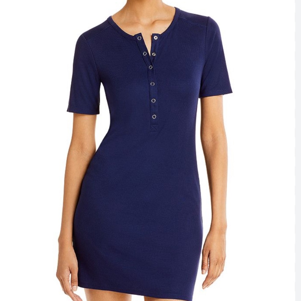 French Connection Ribbed Bodycon dress